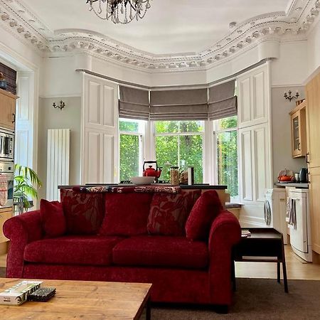 Beautiful Double Room In Idyllic West End Townhouse グラスゴー エクステリア 写真